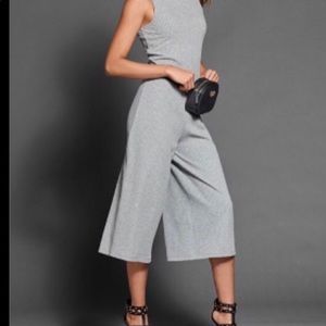 Venus Ribbed culottes jumpsuit